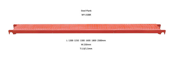 China Construction Aluminum scaffold plank /  board / deck Cuplock scaffolding supplier