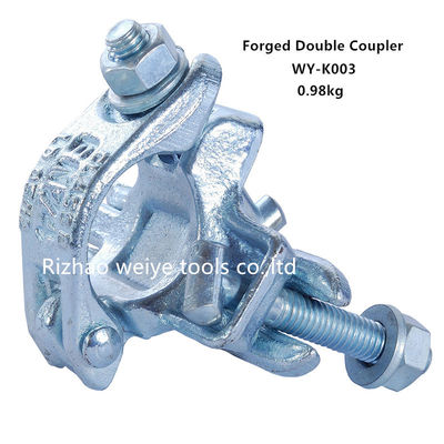China Q235 Double Forged Coupler For Connecting 2 Tubes / Pipe Clamps UK Type EN74 supplier