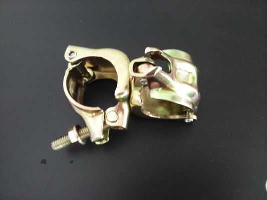 China Japanese Type Double Pressed Swivel Coupler For Scaffolding Fixings 48.3mm Pipe supplier