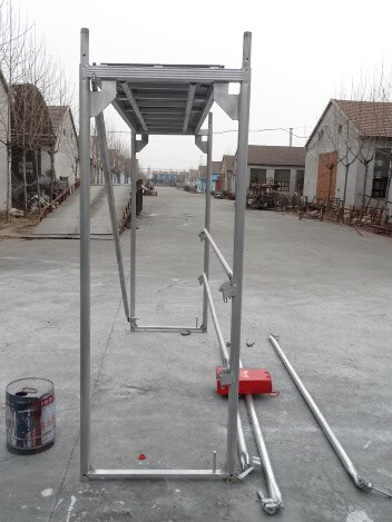 ALuminum And Steel Stalowa Baumann Mostostal System 0.73*2m H Frame Scaffold