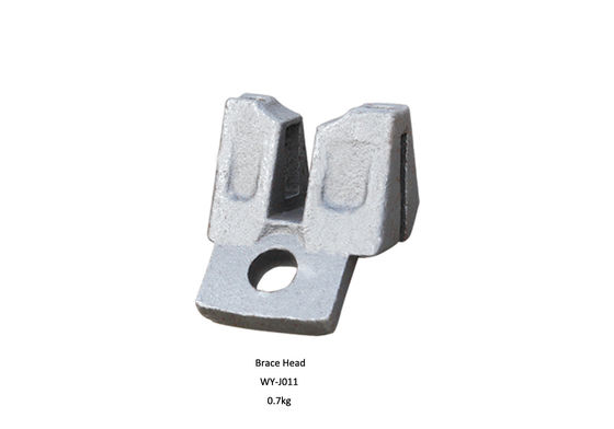 China En74 AS1576 Natural color Ringlock Scaffolding System Casting Ledger brace head supplier