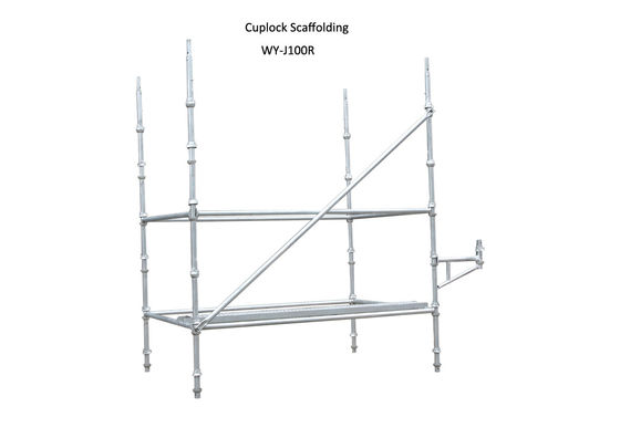 China Heavy load capacity Steel cuplock scaffolding system / Top cup scaffolding supplier