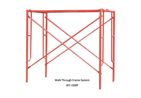 China Painted construction scaffolding h frame / door frame for Building ,Yard supplier