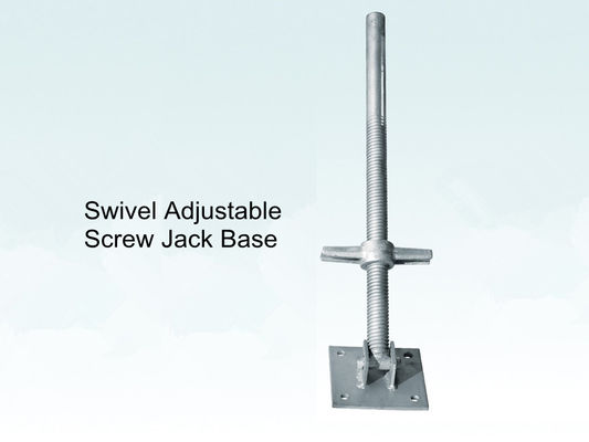 China Adjustable screw  Jacks /swivel jacks for sale  with nut 600/ 914mm φ35/ 38mm supplier