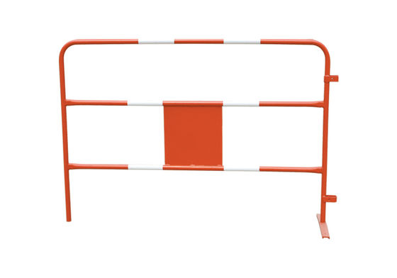 China Powder coated / galvanized crowd control steel barrier for traffic road supplier