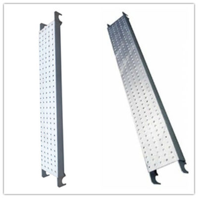 China Galvanized Pregalvanized steel scaffolding boards with hook , thickness 1.8mm supplier