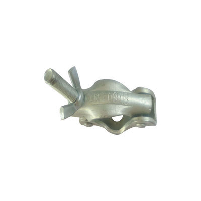 China Q235 pressed half Scaffolding swivel coupler / Pressed single coupler supplier