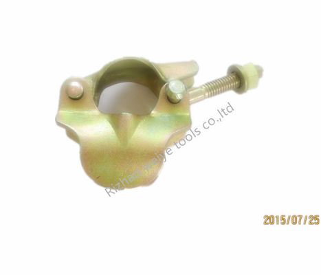 China Light duty Pressed coupler scaffold sleeve coupler 48.3mm 0.53kg color zincing supplier