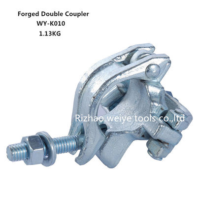 China BS1139 Drop forged double scaffold connectors UK types / Galvanized pipe fittings supplier