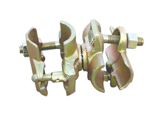 China Italian type malleable swivel clamp scaffolding / double coupler scaffold supplier