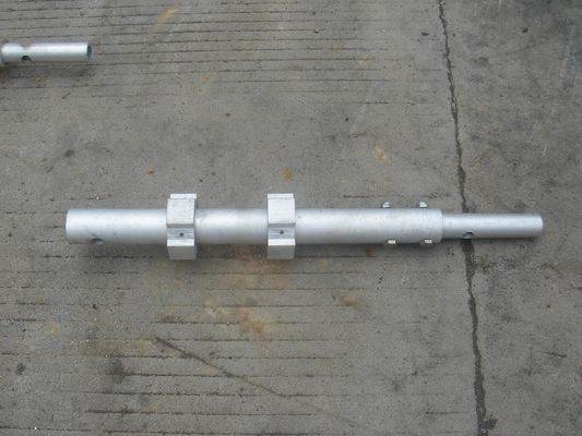 China Aluminum level vericals Haki Scaffolding 0.5 / 1 /1.5 /2 /3m 48.3*3.2mm supplier