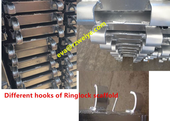 China Ringlock Scaffolding System , Forged / Pressed hook steel scaffolding boards supplier