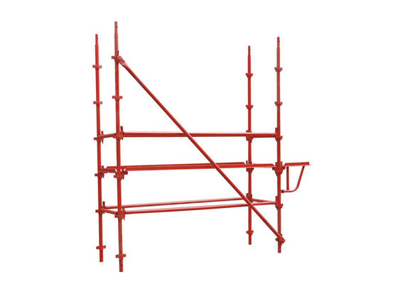 China Hot Dip Painted Q235 K-Stage Kwikstage Scaffold Components 48.3*3 / 3.25mm supplier