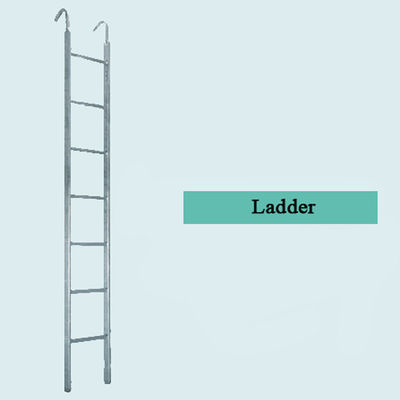 Natural aluminum scaffold plank Ladder beams system / Steel ladder frame scaffolding supplier