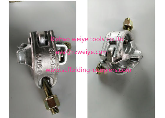 Drop forged hot galvanized pipe clamps 48.3 EN74 B germany type coupler supplier