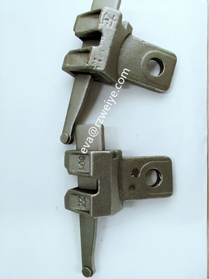 Casted original color Ringlock Scaffolding System brace head diagonal end 0.69kg supplier