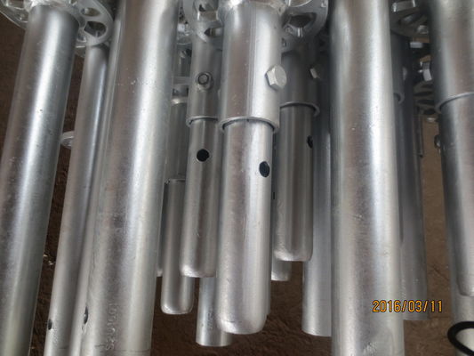 Hot galvanized ringlock scaffolding accessories Ledger diagonal brace vertical supplier