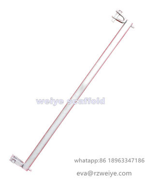 Hot Galvanized Haki Scaffold Diagonal Brace With HDG Galvanized Surface supplier