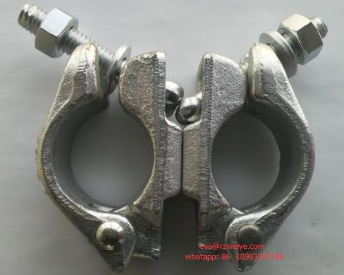 UK type scaffolding forged swivel coupler  1kg T-bolt 87mm , nut 21mm supplier