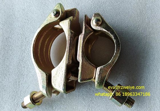 Electro galvanized 48.3*76MM    UK Type Scaffold  coupler big  capacity supplier
