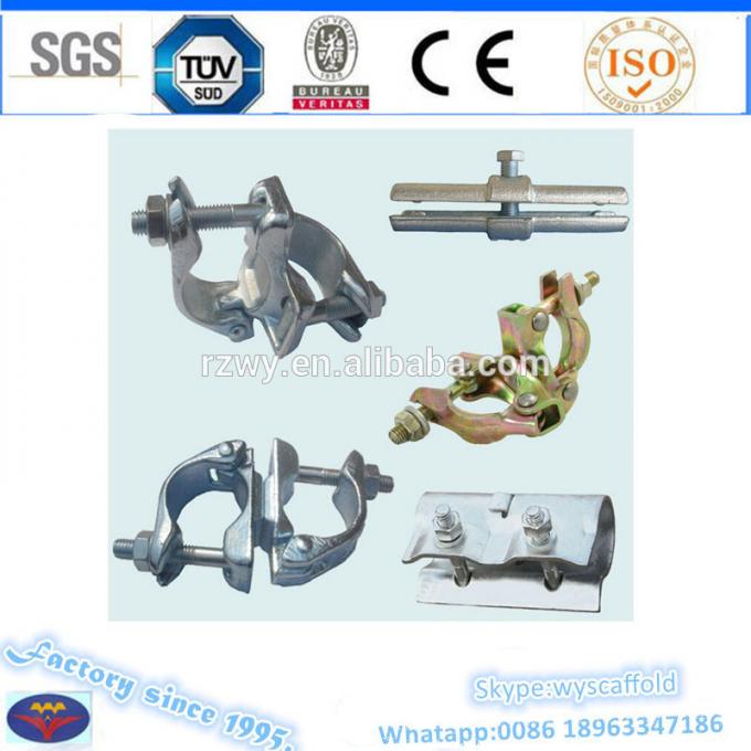 Steel double coupler scaffold swivel / right angle coupler 48.3 X 48.3mm